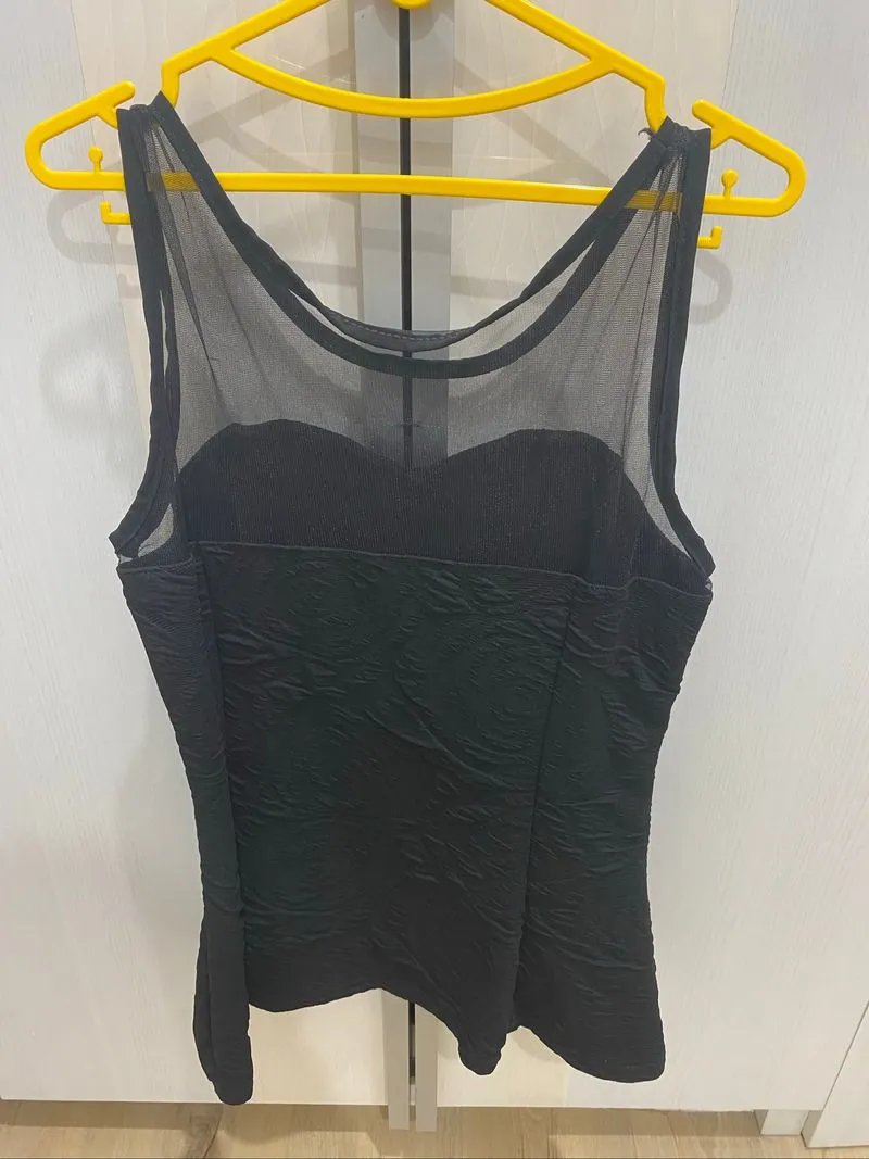 black tank top photo 1