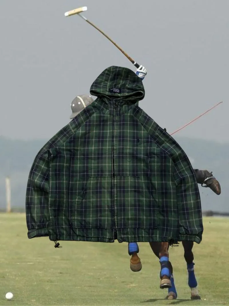 PLAID JACKET VINTAGE POLO RALPH LAURENT   photo 1