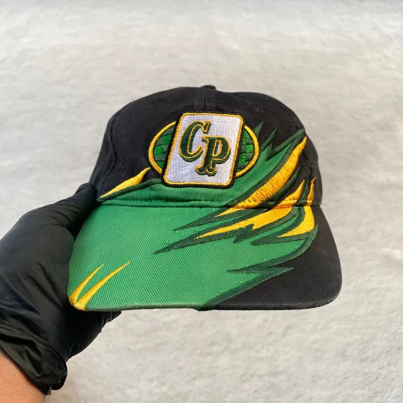 American Apparel Vintage Streetwear Hat Pria black yellow photo 1