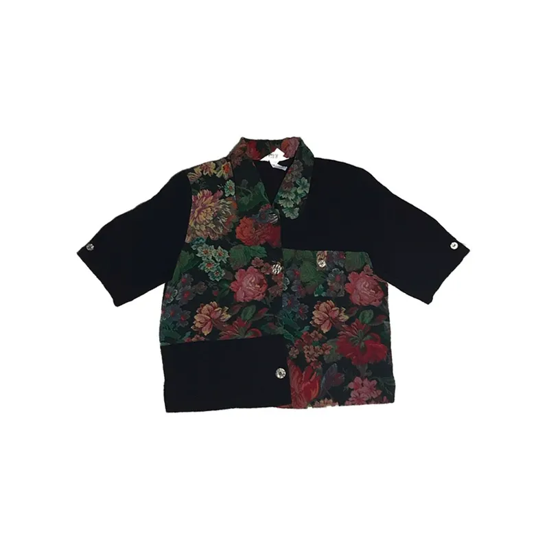 Vintage Indie Shirt Wanita black photo 1