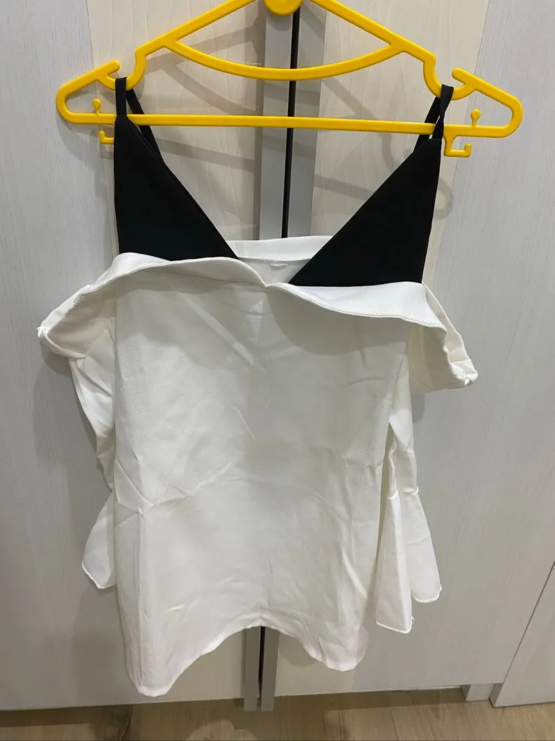 white top atasan wanita photo 1