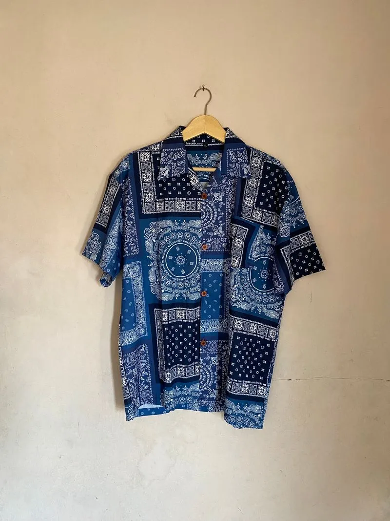 Vintage Casual shirt parsley Pria blue photo 1
