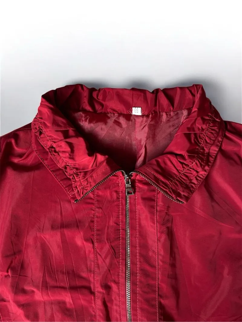 Windbreaker Jaket Merah photo 1
