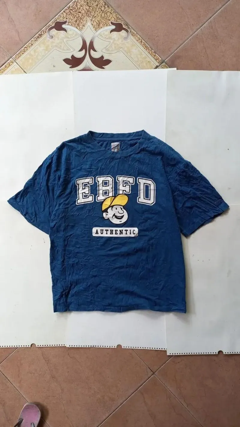 Ebbets Field Streetwear Casual T-shirt Pria blue photo 1