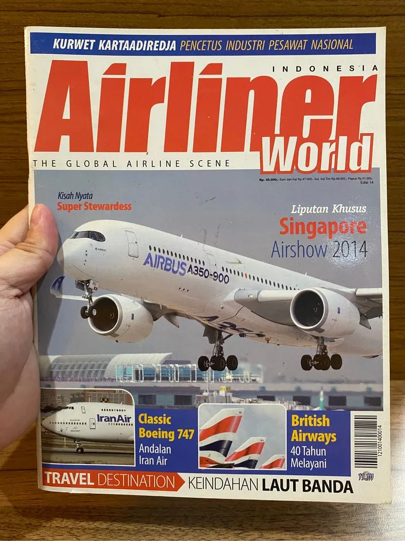 Majalah Airliner World - Indonesia | Edisi 14 photo 1