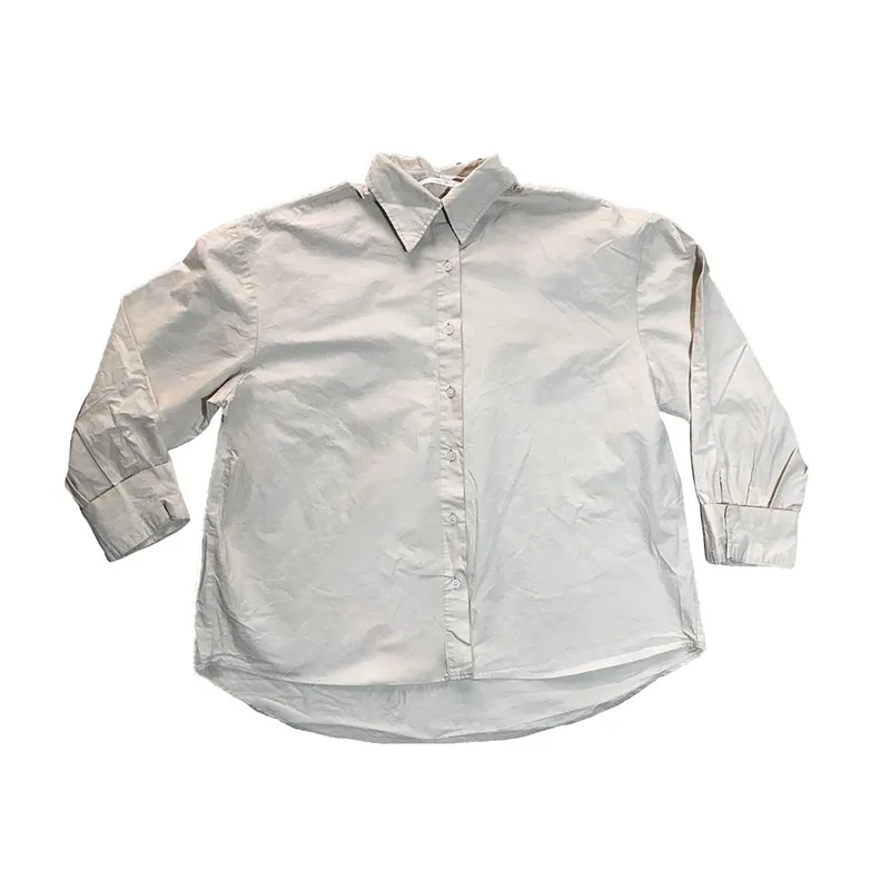 ZARA Minimalist Casual Shirt Wanita white photo 1