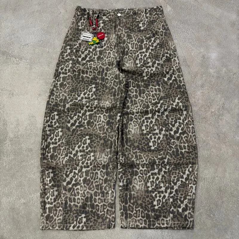UNKNOWN GREY LEOPARD PANTS photo 1