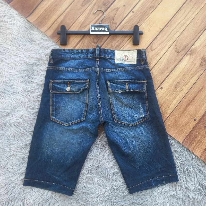 Dsquared² Italy Denim Short Pants Slim Fit Ripped photo 1