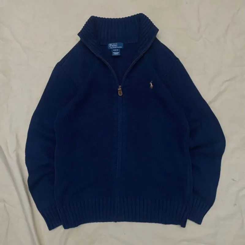 Polo Ralph Lauren Luxury Casual Sweater Pria navy photo 1