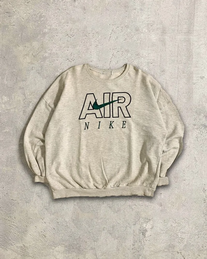 90s Nike Air Vintage Swoosh Logo Sweatshirt photo 1