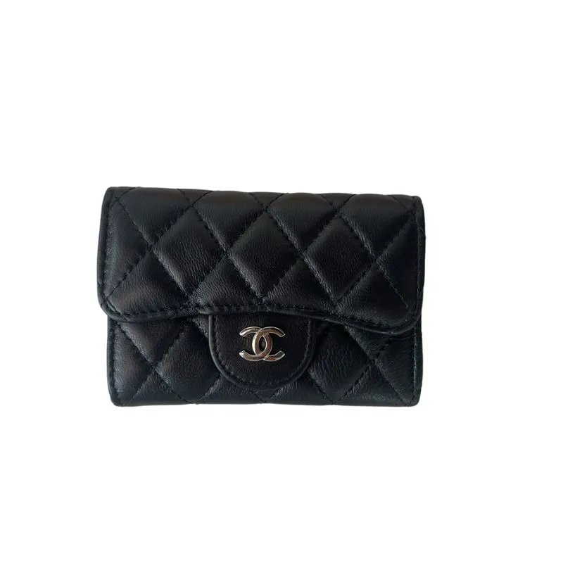 chanel classic  card holder wallet photo 1