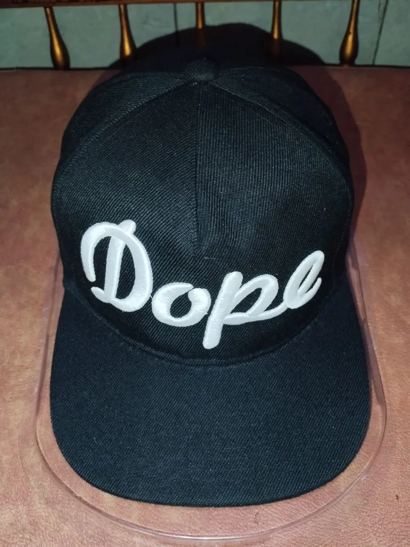 DOPE Snapback Los Angeles Adjustable Flat Brim Hat photo 1