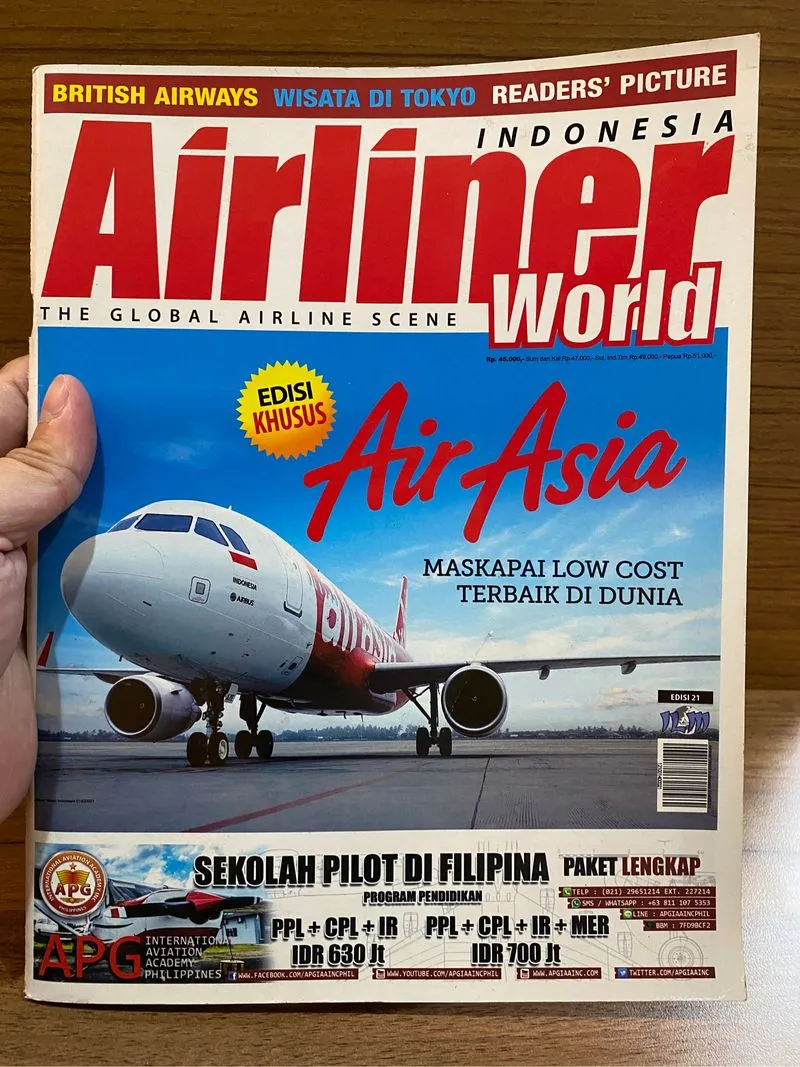 Majalah Airliner World - Indonesia | Edisi 21 photo 1