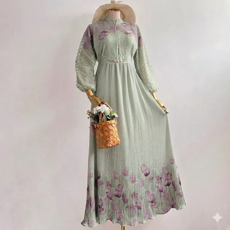 ELZIRA SOPHIA DRESS LD 104 | GAMIS CERUTY PLISKET LIDI LACE photo 1