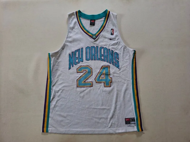 JERSEY BASKET NEW ORLEANS MASHBURN ORIGINAL 100% photo 1