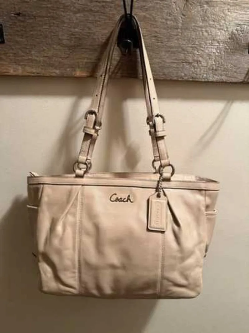 Coach purse leather Tote bag original photo 1
