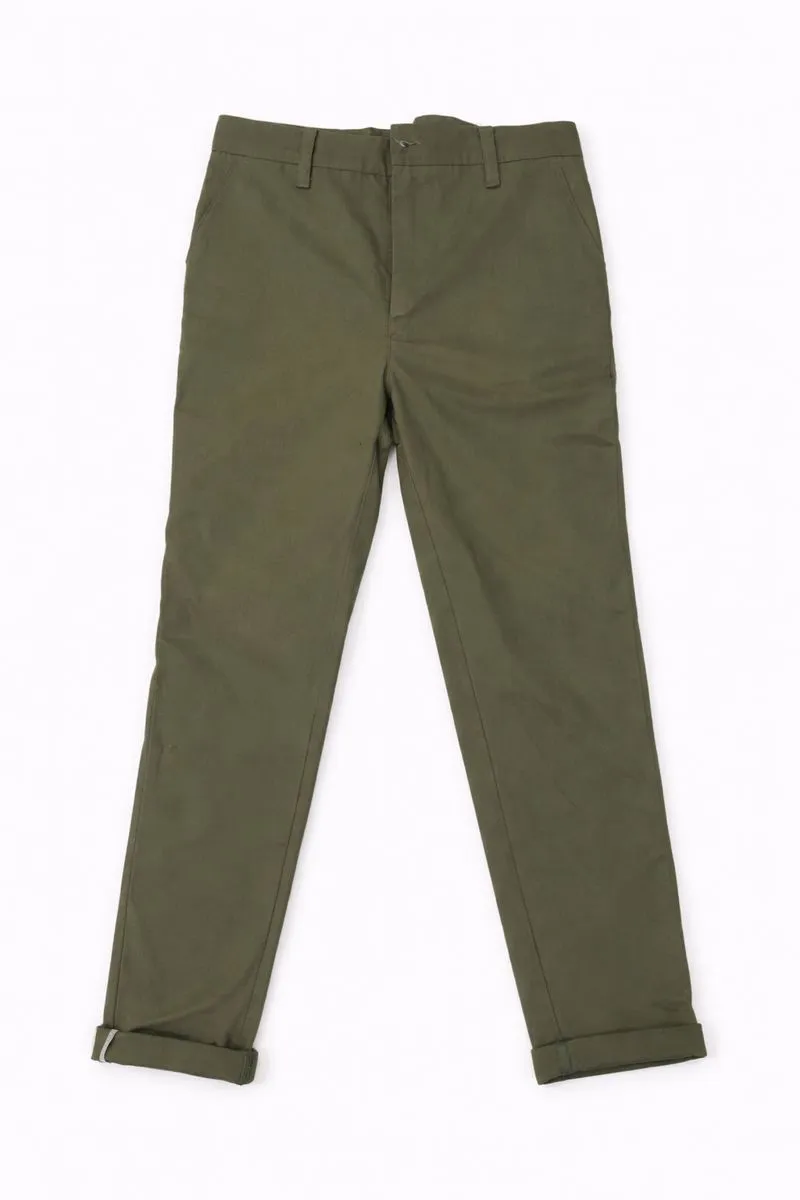 Celana Chino Pria Olive Green photo 1