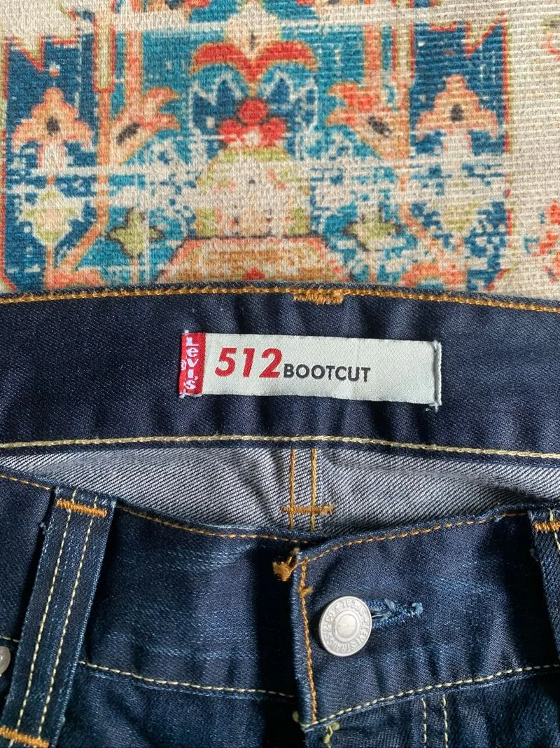 Levi’s 512 Bootcut Selvedge Button Fly Jeans photo 1