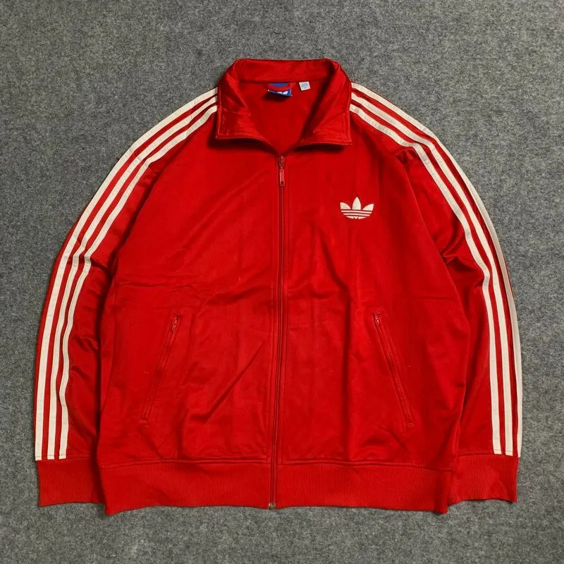 Tracktop Adidas Firebird Red White photo 1