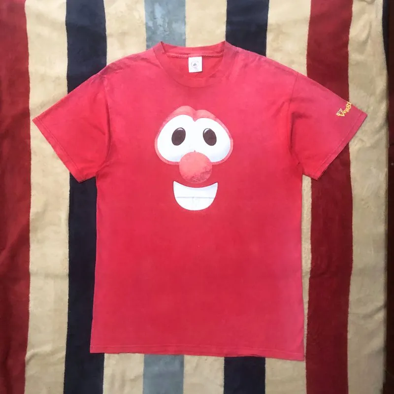 Vintage 90s VeggieTales Bob the Tomato T-Shirt photo 1