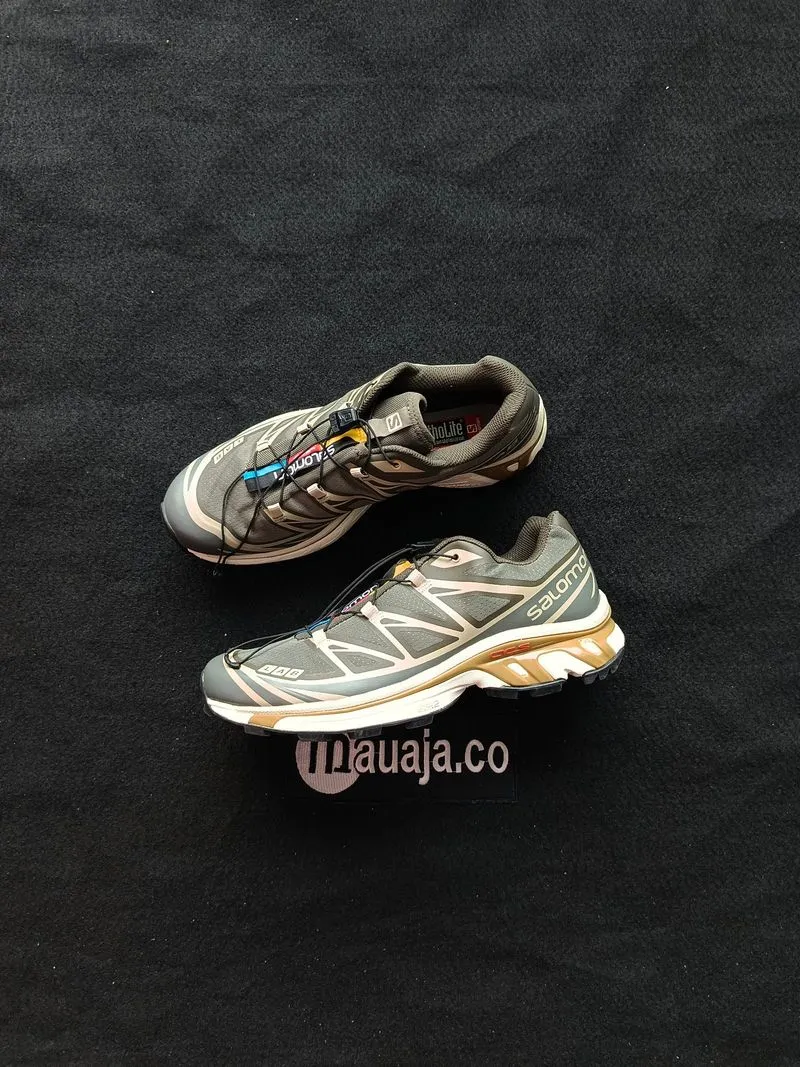 Salomon XT-6 LAB Beluga Pewter Dull Gold photo 1