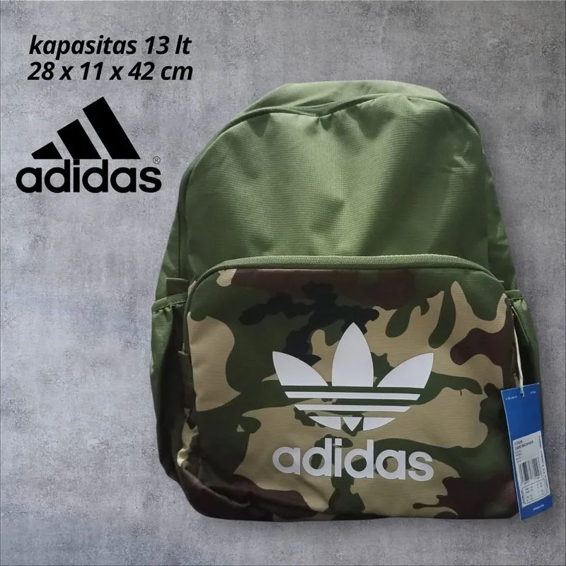 Tas ransel backpack adidas camo BNWT photo 1