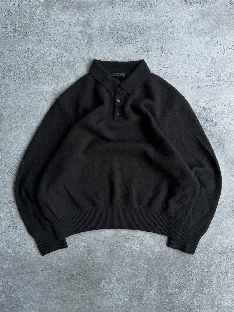 Martyn Ba knitwear basic half button sweater photo 1