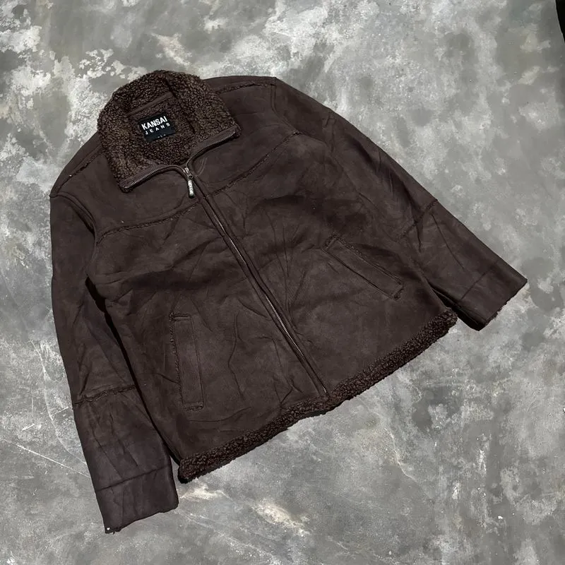 Kansai Jeans Suede Sherpa Jacket photo 1