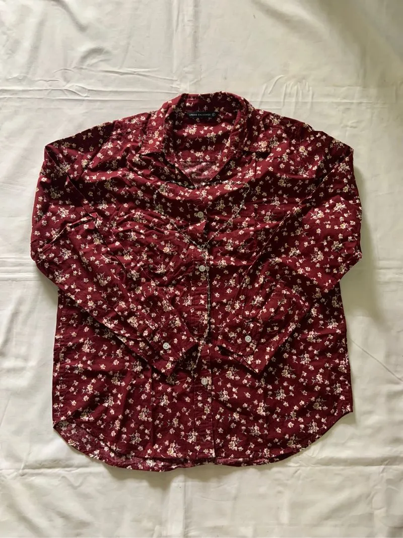 Urban Exchange Ditsy Floral Shirt photo 1