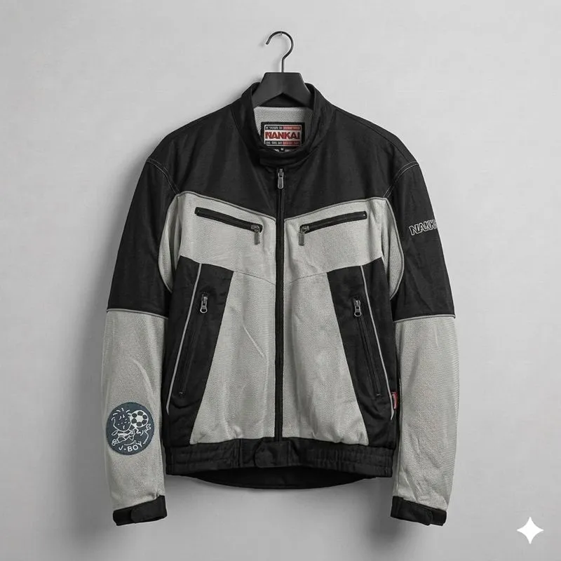 Vintage NANKAI Racing Japan Bikers Riding Jacket (ADA SOFT P photo 1