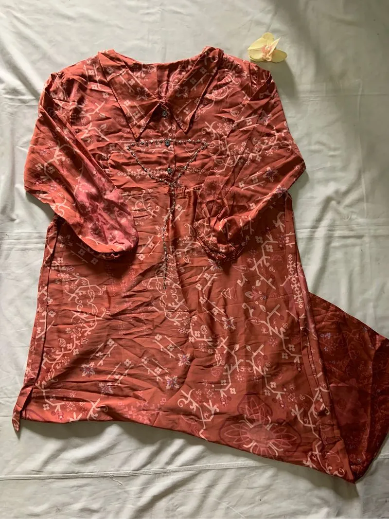 Boho Collared Maxi Dress photo 1