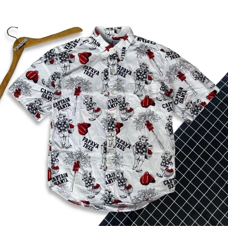 Captain santa hawaii shirt full print photo 1