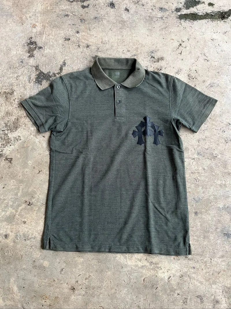 Poloshirt Olive Green not Chrome Hearts photo 1