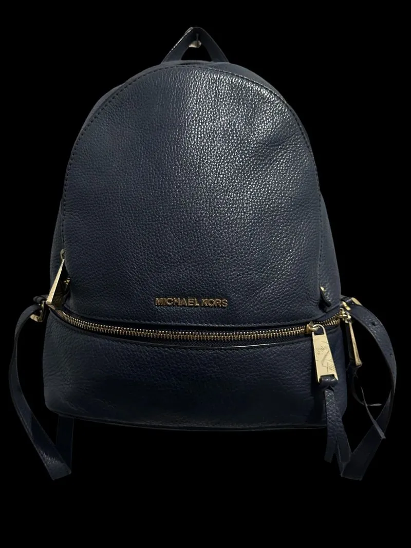 preloved ransel backpack Michael Kors navy photo 1