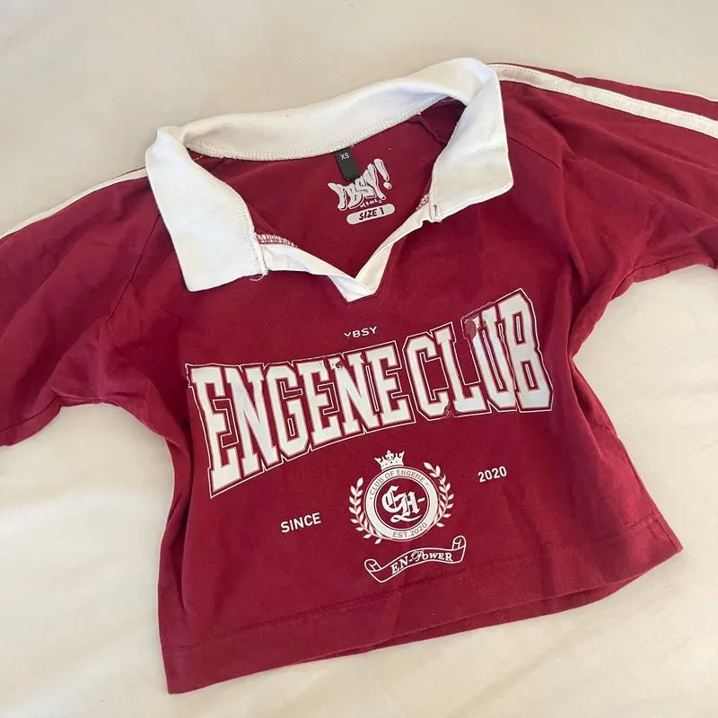 YBSY Crop Top Maroon  photo 1