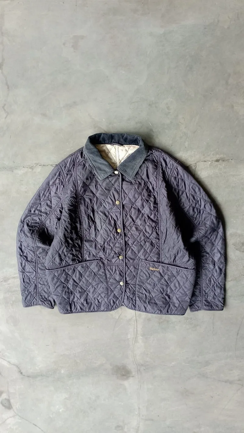 90's Vintage Barbour Puffer Button Up Jacket photo 1