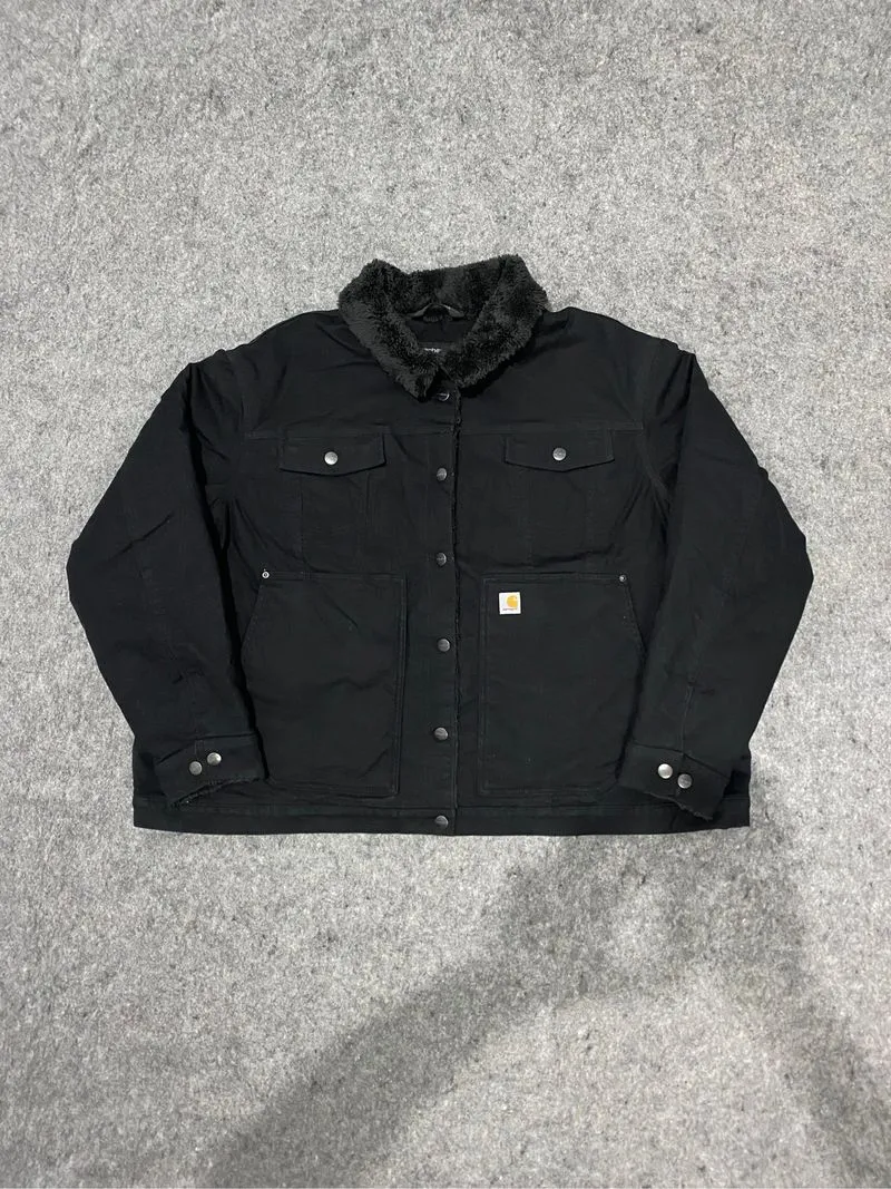 Carhartt Loose Fit Canvas Sherpa Jacket photo 1