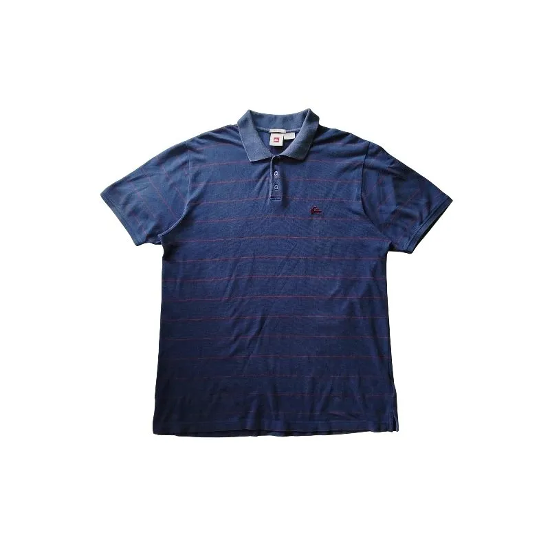 Striped Vintage Quiksilver Polo Shirt photo 1