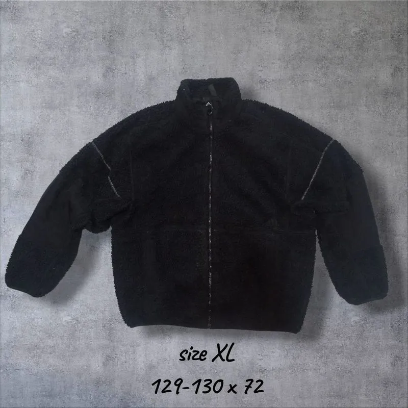 preloved jaket sherpa luar adidas hitam sz XL photo 1
