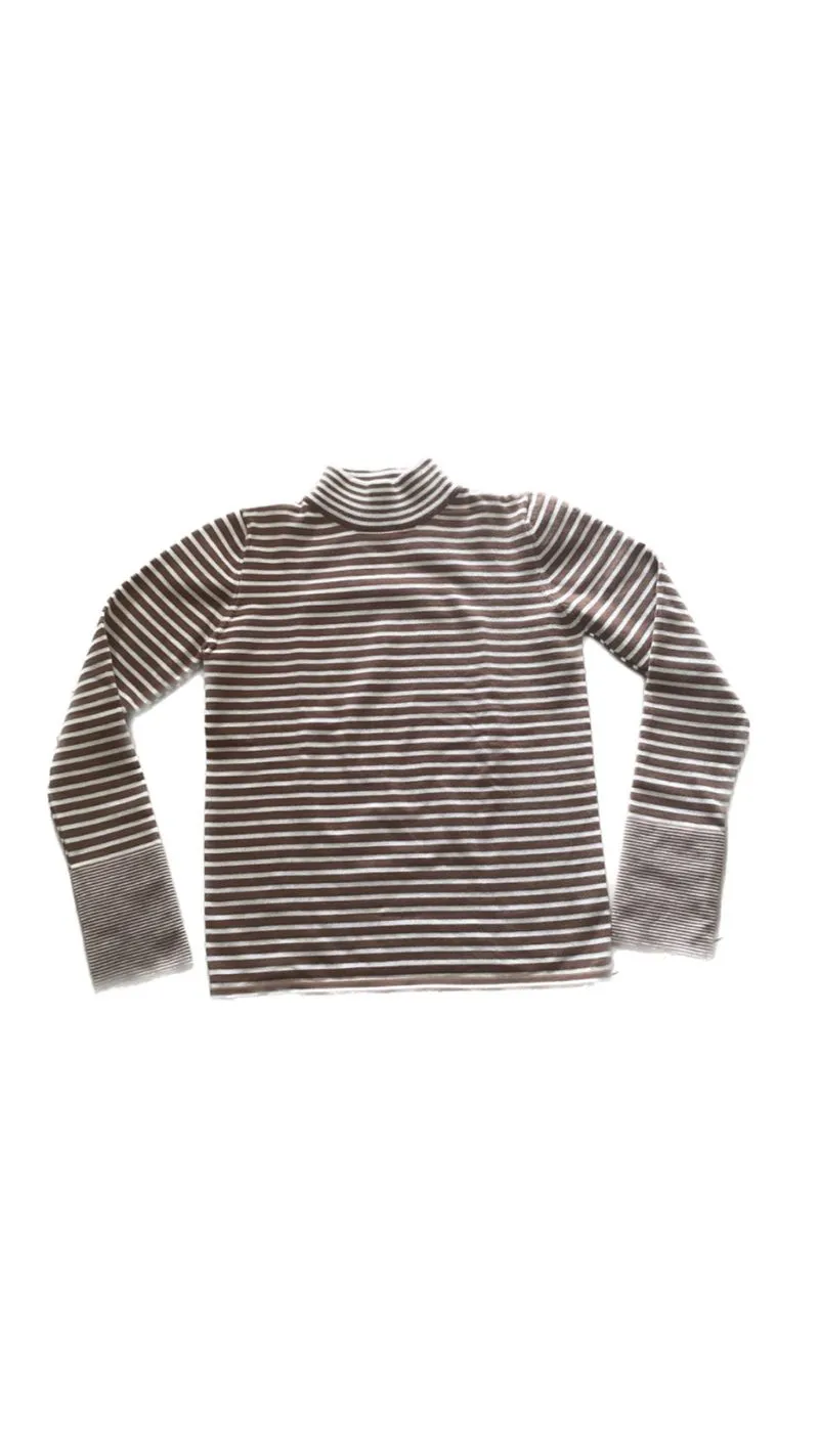 Turtle neck strips long sleeves photo 1