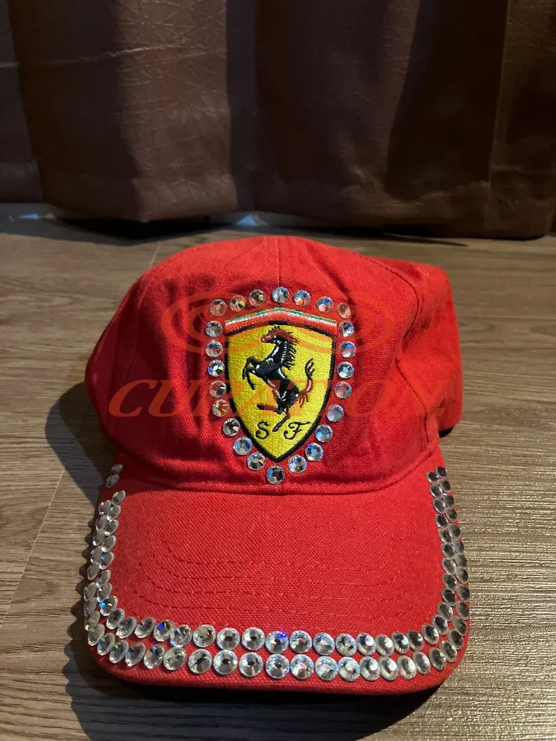 Scuderia Ferrari Bling Bling Embroidered Logo Cap photo 1
