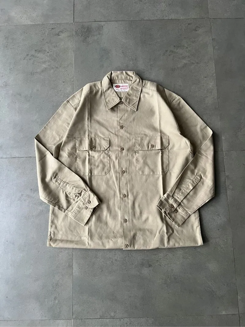 Dickies LS Workshirt khaki photo 1