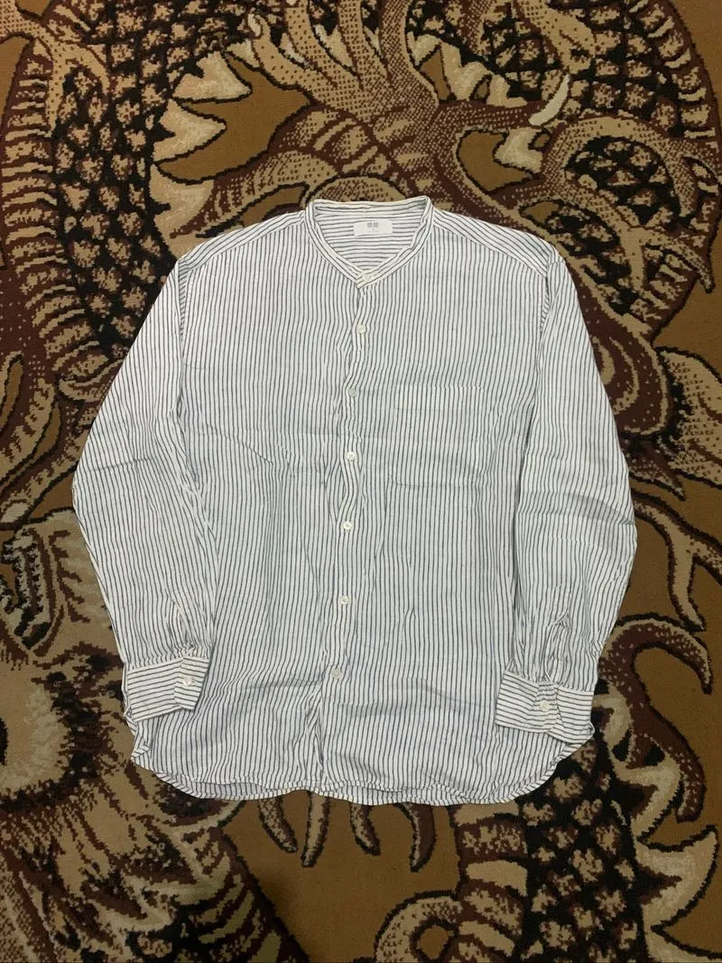 Kemeja Uniqlo Shanghai Stripe photo 1