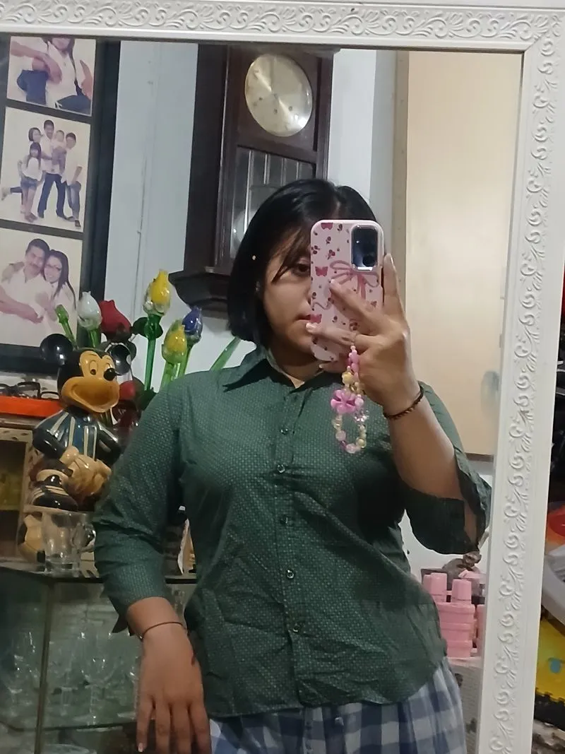 Coquette Casual Blouse Wanita green photo 1