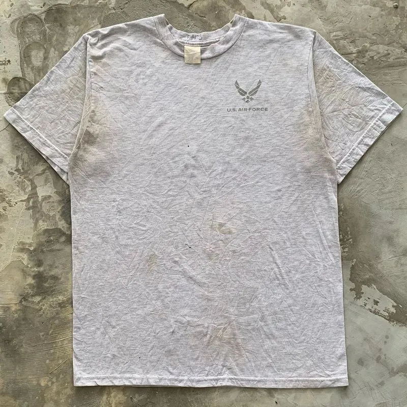 Vintage T-shirt Pria white gray photo 1