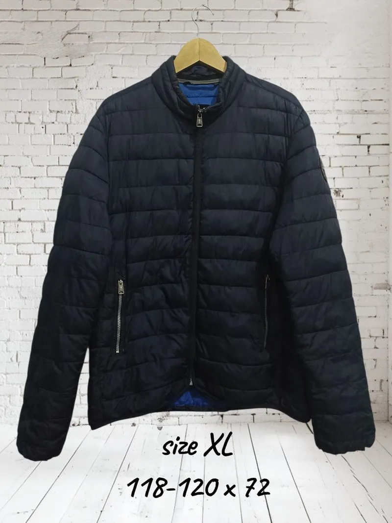 preloved jaket puffer napapijri navy sz XL photo 1