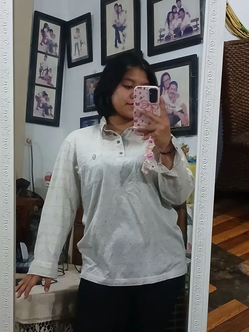 Vintage Indie T-shirt Wanita white photo 1