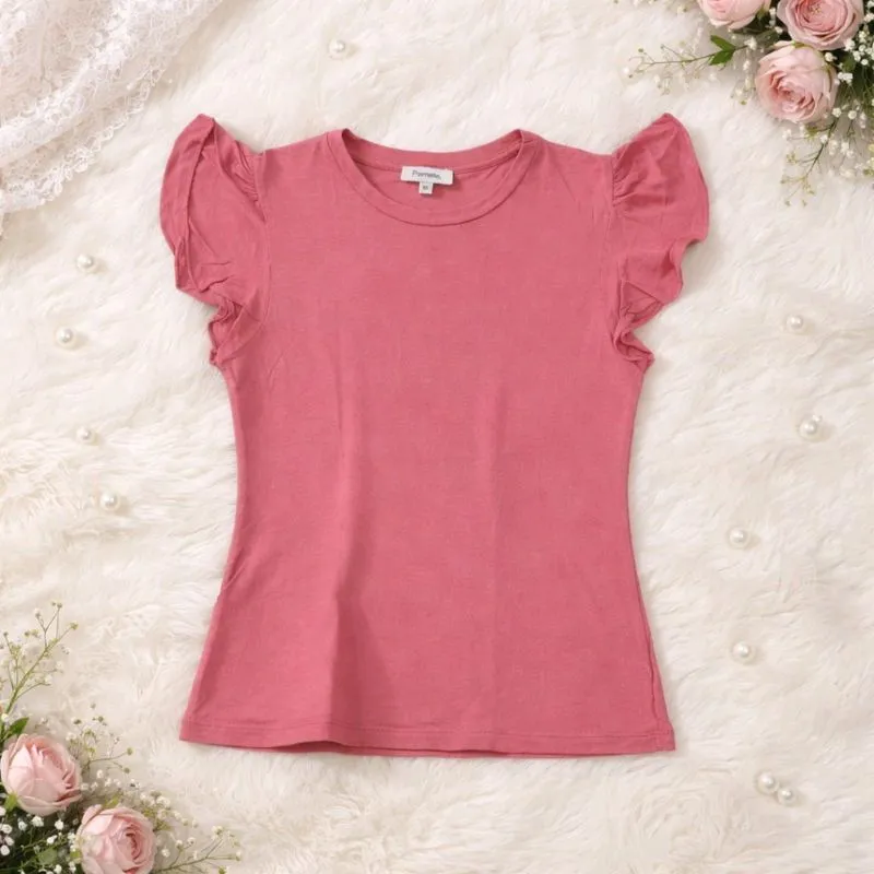 PRELOVED POMELO PINK TOP SIZE XS  photo 1