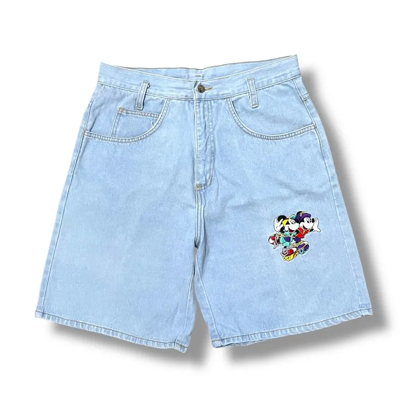Celana Pendek Short Pants Jeans Jorts Mickey Vintage photo 1