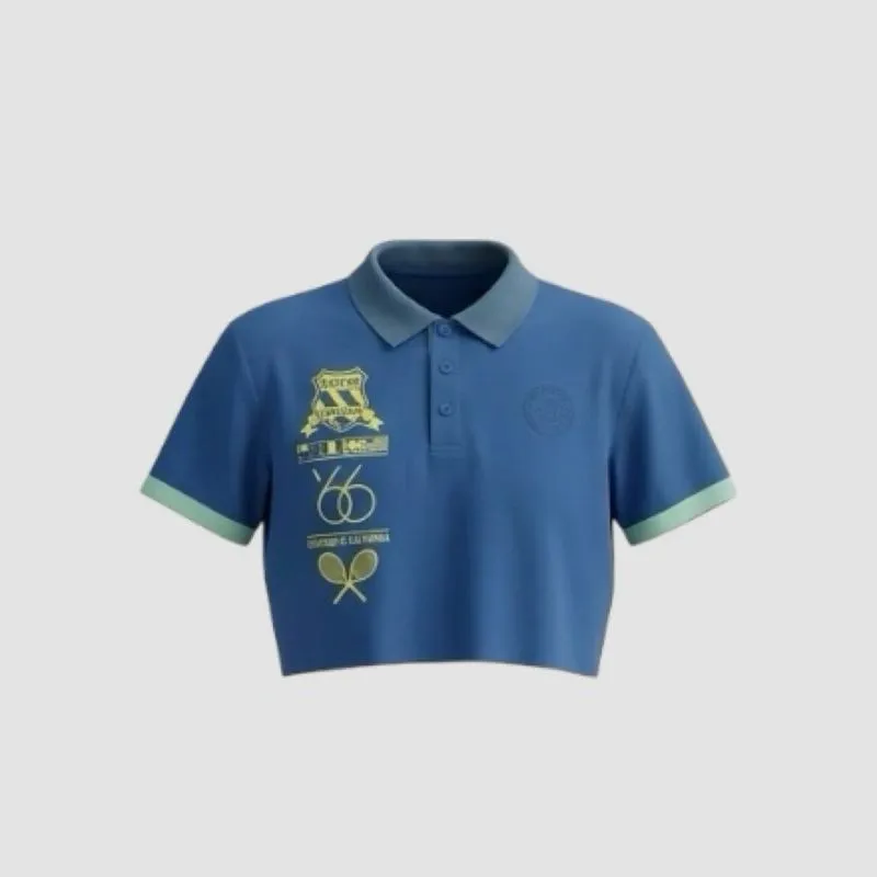 polo crop wanita photo 1